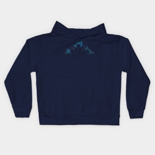 Water Pageant Dolphins Kids Hoodie